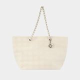 Ella Terry Shopper Bag - Tory Burch - Cotton - Neutral