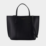 Perry Small Shopper Bag - Tory Burch - Leather - Black