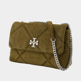 Kira Diamond Small Convertible Shoulder Bag - Tory Burch - Leather - Green