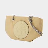 Ella Chain Small Crossbody - Tory Burch - Synthetic - Beige