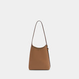 Romy Small Hobo Shoulder Bag - Tory Burch - Leather - Brown