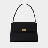 Lee Radziwill Large Shoulder Bag - Tory Burch - Leather - Black