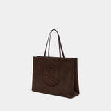 Ella Shopper Bag - Tory Burch - Leather - Brown