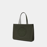 Ella Tote Shopper Bag - Tory Burch - Nylon - Green