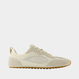 Field Sneakers - Tory Burch - Leather - Beige