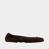 Reva Travel ballerinas - Tory Burch - Leather - Brown
