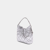 Fleming Mini Crossbody - Tory Burch - Leather - Silver