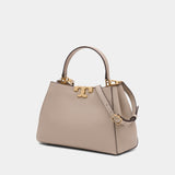 Eleanor Medium Satchel Purse - Tory Burch - Leather - White