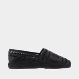 Open Weave Espadrilles - Tory Burch - Viscose - Black