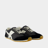 Hank Field Sneakers - Tory Burch - Leather - Black