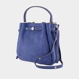 Romy Bucket Bag - Tory Burch - Leather - Blue