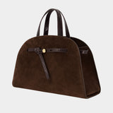 Romy Bauletto Purse - Tory Burch - Leather - Brown