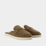 Ballet Sport Mules - Tory Burch - Leather - Brown