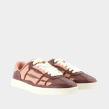 Lizard Pacific Bones Sneakers - Amiri - Leather - Purple