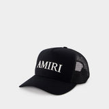 Trucker 黑色棉质棒球帽