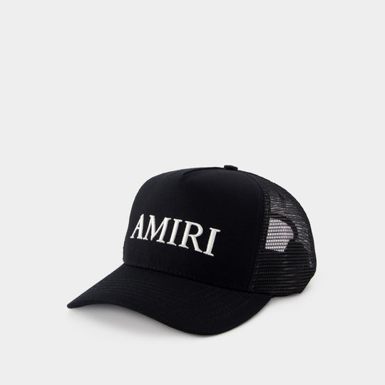 Trucker 黑色棉质棒球帽