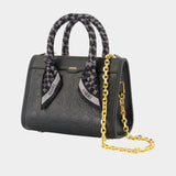 Ma Quad Micro Triangle Bag - Amiri - Leather - Black