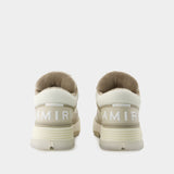 Sneakers Ma-1 皮质厚底中帮运动鞋