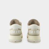 Sneakers Ma-1 皮质厚底中帮运动鞋