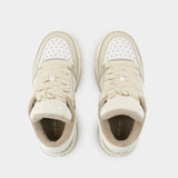 Sneakers Ma-1 皮质厚底中帮运动鞋