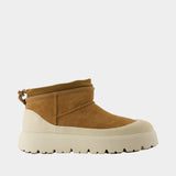 Cl Ultra Mini Weather Hybrid Ankle Boots - UGG - Leather - Brown