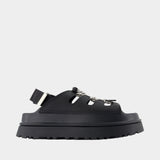 Goldenglow Toggle Sandals - UGG - Leather - Black