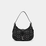 The Originals Crystal Signature Shoulder Bag - Coach - Leather - Black