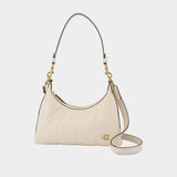 Soft Quilted Juliet 25 Shoulder Bag - Coach - Leather - White