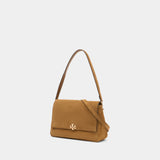 Charlie Shoulder Bag - Tory Burch - Leather - Brown