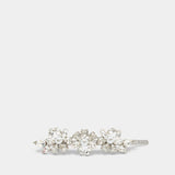 Heartbloom hair clips - Simone Rocha - Crystal - Ivory