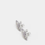 Mini Bas Earrings - Vivienne Westwood - Metal - Purple