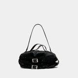 Biker Frill Belt Bag - Simone Rocha - Leather - Black