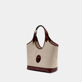 Large Shopper Bag - Versace - Leather - Multicolor