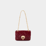 Moon Moyen Crossbody - Vanessa Bruno - Leather - Burgundy