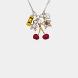 Trinket Charm Cluster Necklace - Marc Jacobs - Brass - Multicolor