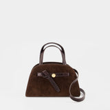 Romy Small Bauletto Purse - Tory Burch - Leather - Brown