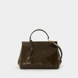 Sloane Frame Handbag - Victoria Beckham - Leather - Khaki