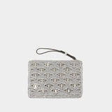 Purse - Rabanne - Raphia - Silver