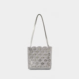 Shoulder Bag - Rabanne - Raphia - Silver
