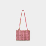 Shoulder Bag - Rabanne - Leather - Pink