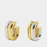 Earrings - Rabanne - Aluminum - Gold