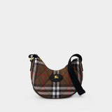 Ll Horseshoe S21 Shoulder Bag - Burberry - Nylon - Brown