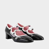 Bleuet Pumps - Carel - Leather - Black