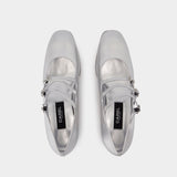 Kina Pumps 皮质凉鞋