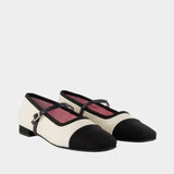Gisele Ballerinas - Carel - Leather - White