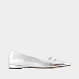 Emilie Ballerinas - Carel - Leather - Silver