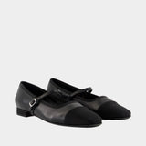 Gisele Ballerinas - Carel - Leather - Black