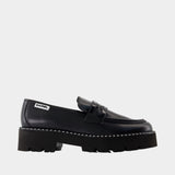 Marion Flat Shoes - Carel - Leather - Black