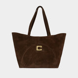 Clemenceau Shopper Bag - Carel - Leather - Brown