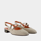Peche Sandals - Carel - Canvas - Beige
